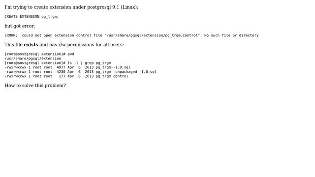 Databases: Trouble with installing additional modules on Postgresql 9.1 on ALT-Linux смотреть онлайн