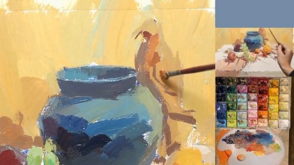 Mastering the techniques of gouache- Still life painting