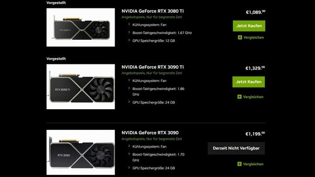 Prices For NVIDIA RTX 3090 Ti & RTX 3080 Ti Drop To 40% In Europe смотреть онлайн