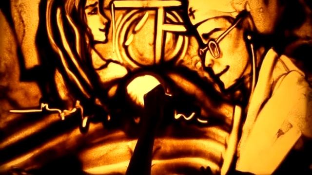Трогательная песочная анимация "Мое Сердце" - Touching sand art "HEART" смотреть онлайн