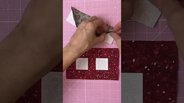 Блок «Домик» пэчворк- это просто