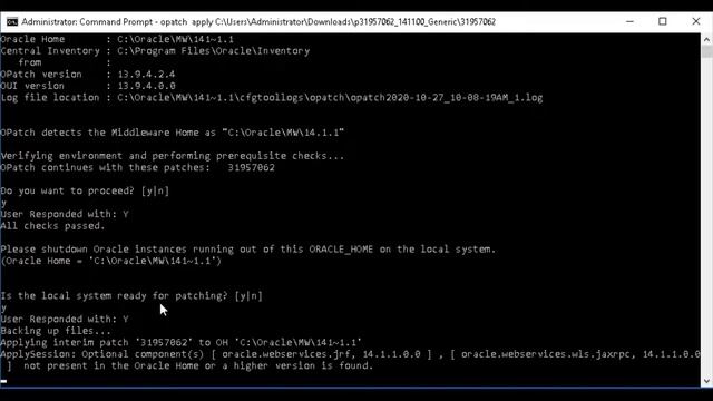 [WLS 14c] Steps to apply October 2020 PSU on WebLogic Server смотреть онлайн