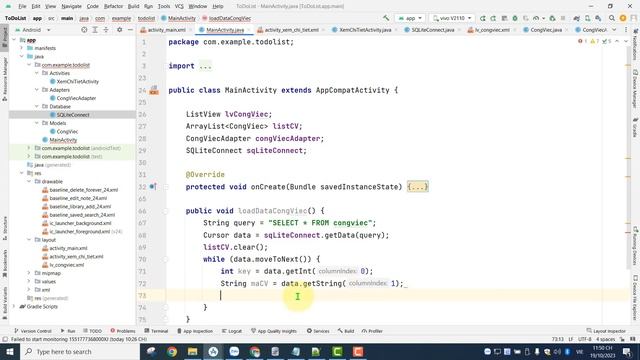 Chương 4 SQLite Ket noi CSDL смотреть онлайн