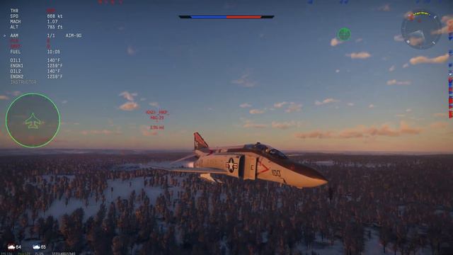 War Thunder - Checking out the NEW HMD on the F-4J in Air RB! смотреть онлайн