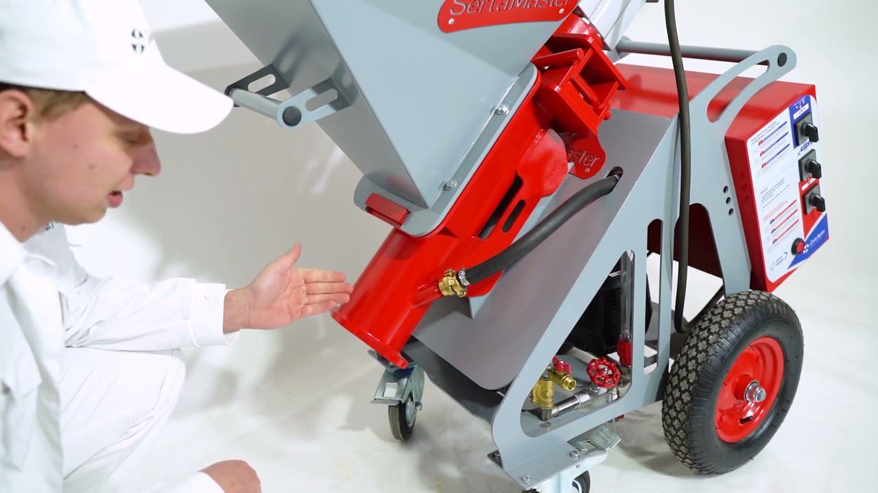 Советы по эксплуатации штукатурной станции SertaMaster #sertamaster #штукатурнаястанция #штукатурка