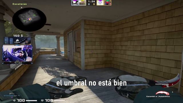 Jugador de CSGO con mas de 5000 HORAS juega con MANDO | CS:GO смотреть онлайн