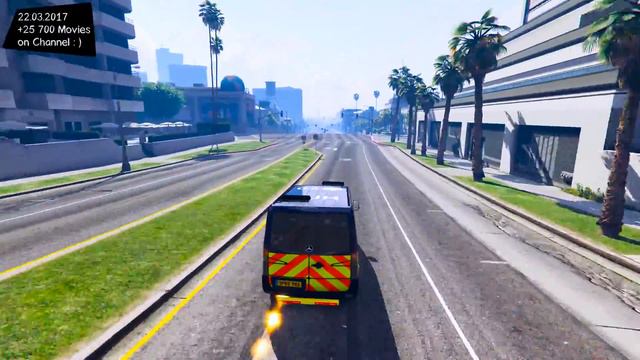 2014 Police Mercedes Sprinter - GTA V TUNING / ? 4K / 60FPS ? GTX 1080 _REVIEW смотреть онлайн