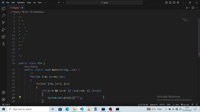 Print Right pascal's triangle star pattern program in java l #java #trending #CoderSandy0 смотреть онлайн