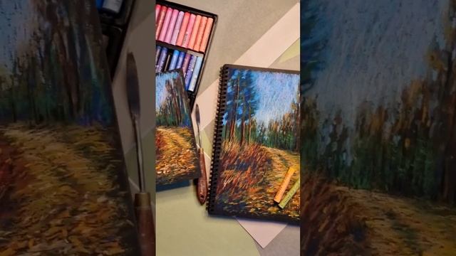 Один из уроков курса по масляной пастели, на котором рисуем пейзажи. #пастель #маслянаяживопись смотреть онлайн