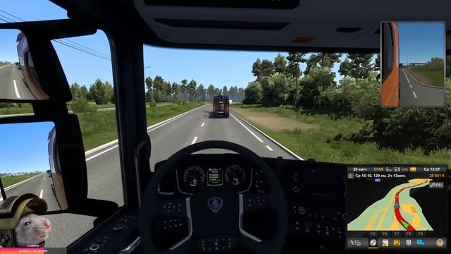 Euro Truck Simulator 2: Я и мой грозовик |Деград-Отряд| смотреть онлайн