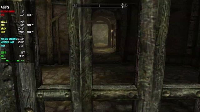 THE ELDER SCROLLS: V SKYRIM / RYZEN 5 5600G / VEGA 7 / TESTING IN 1080P HIGH ! смотреть онлайн