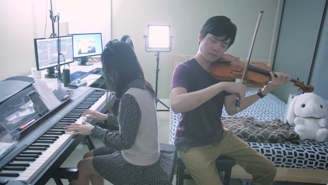 【piano+violin】anime songs ft. sleightlymusical смотреть онлайн