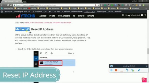 4 Ways to Fix Err Connection Reset Error 2018