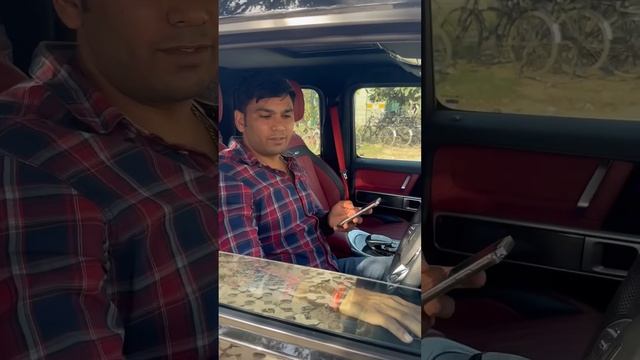 G- Wagon In Gurugram Asking to Owner what you to do for living ? #mercedes #gwagon #black #cars ? смотреть онлайн