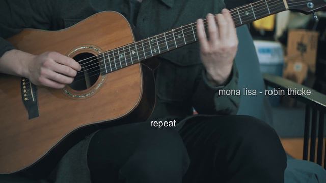 Mona Lisa - Robin Thicke - Guitar Tabs смотреть онлайн