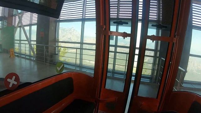 Канатная дорога на гору Тюнектепе в Анталии.Фуникулер Тюнектепе. Пляжем Sarisu Halk Plajı. Часть 3. смотреть онлайн