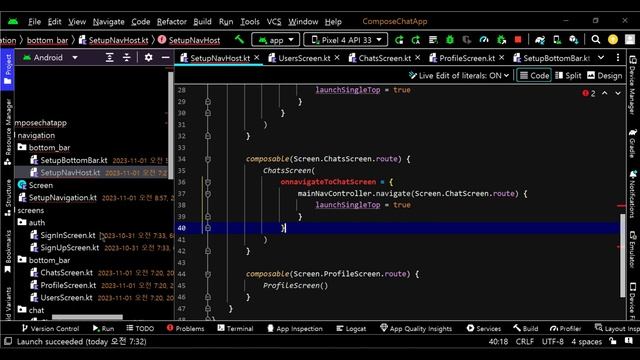 Compose Chat App(#3, Full Package) смотреть онлайн