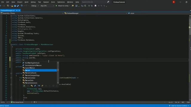 Firebase Realtime Database Tutorial | Unity | Android смотреть онлайн