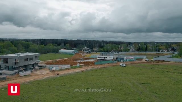 Устройство фундаментной плиты при строительстве дома классическом стиле в КП «Николино» смотреть онлайн