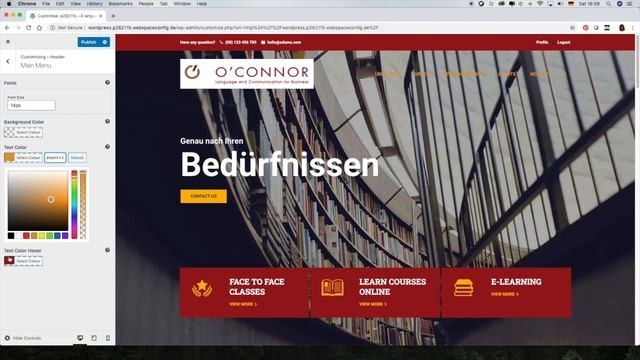 Change font colour on Wordpress смотреть онлайн