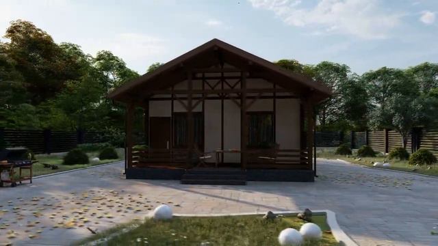 Дом №1. Вид снаружи. «ТЕХНОКАРКАС» группа компаний смотреть онлайн