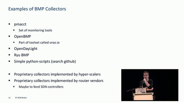 BGP Monitoring Protocol (BMP) Update - Henk Smit (Nokia) - NLNOG 2018 смотреть онлайн