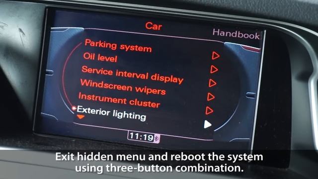 How To Activate Extended Interior Lighting In Audi MMI 3G (A4 A5 A6 A7 A8 Q3 Q5 Q7)