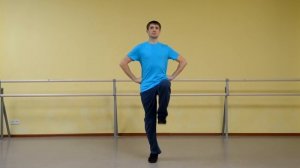 Народные танцы. Самопляс Урок 8 Дробь одинарная. The fraction of single