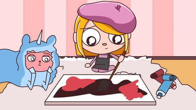 КАК Я УЧИЛАСЬ РИСОВАТЬ (Анимация) смотреть онлайн