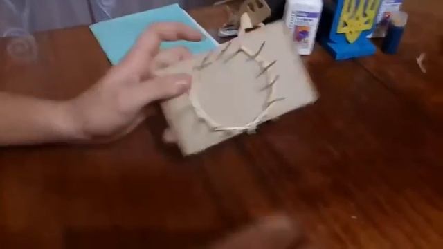 Колесо із сірників (БЕЗ КЛЕЮ!!!) Вироби із сірників без клею для початківців.