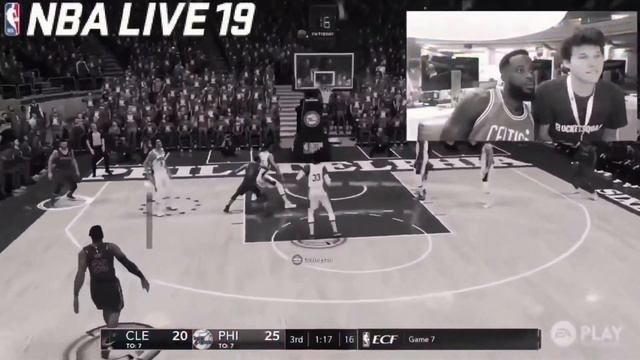 NBA LIVE 18 vs NBA LIVE 19! - LeBron James Gameplay Comparison 🔥 смотреть онлайн