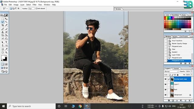 Photoshop 7.0 Background Editing & Skin Colour Correction New Trick смотреть онлайн