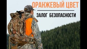 Оранжевый цвет - залог безопасности на охоте!