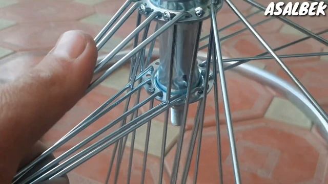 восстановление старого велосипедного колеса. Old vheel bike restoration смотреть онлайн