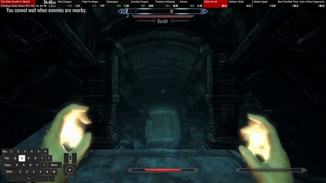 [OLD PB] Skyrim Glitchless Main Quest Speedrun in 1:10:03 смотреть онлайн
