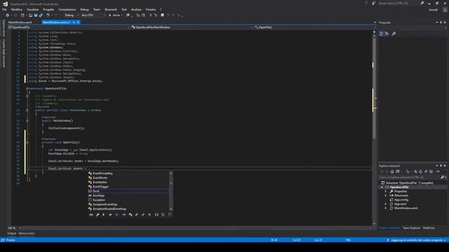 How to Open an Excel File from your WPF C# Program - Tutorial #7 смотреть онлайн