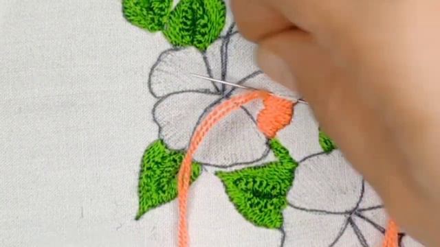 Charming China Rose Hand Embroidery Pattern, Hand Embroidery Art, Embroidery Tutorial смотреть онлайн