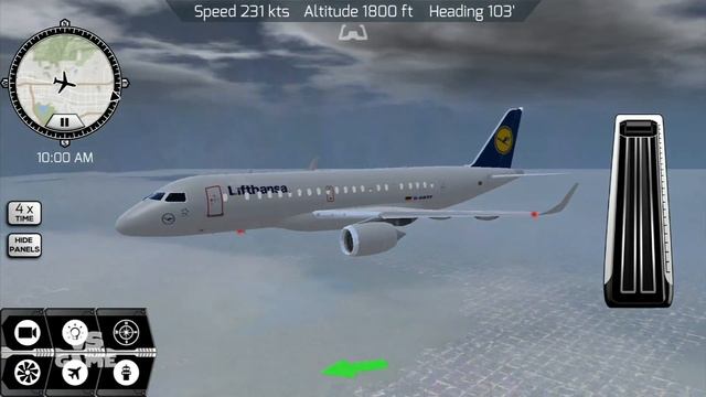 Extreme Weather Flight | Flight Simulator 2017 FlyWings Free Android Gameplay