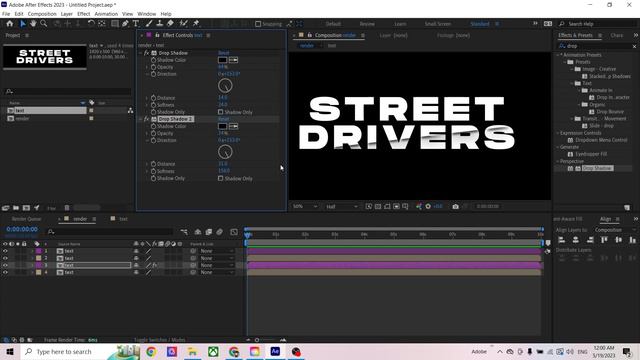 “After Effects Tutorial” Анимация Нарезки Текста (Slicing Text Animation) смотреть онлайн