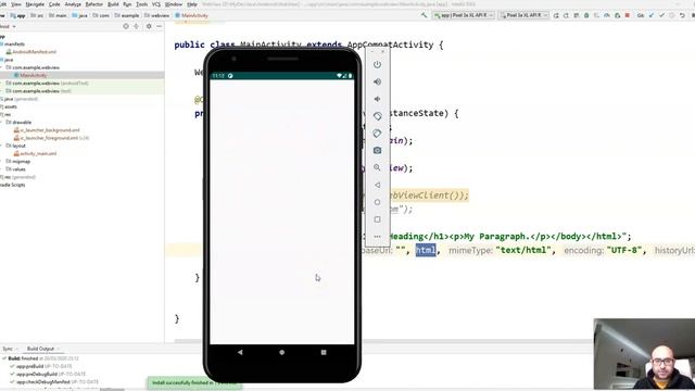 Webview in Java android عرض الويب فيو في الاندرويد смотреть онлайн