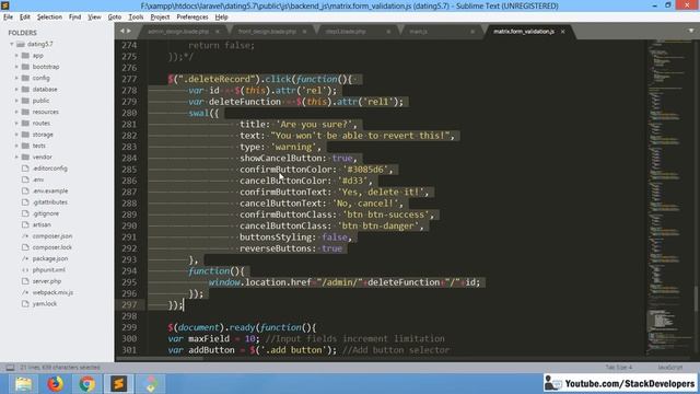 #24 Make Dating/Social Networking in Laravel 5.6 / 5.7 | My photos Page | Delete Photos | SweetAler смотреть онлайн