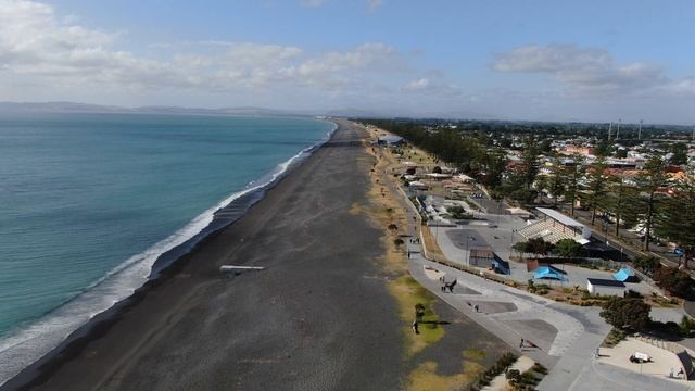 Napier, New Zealand - December 2019: Napier, The Art Deco Capital City of New Zealand; смотреть онлайн