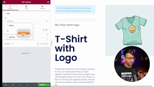 How to Add ACF Fields to WooCommerce Products - Single Product Templates - Elementor Wordpress смотреть онлайн