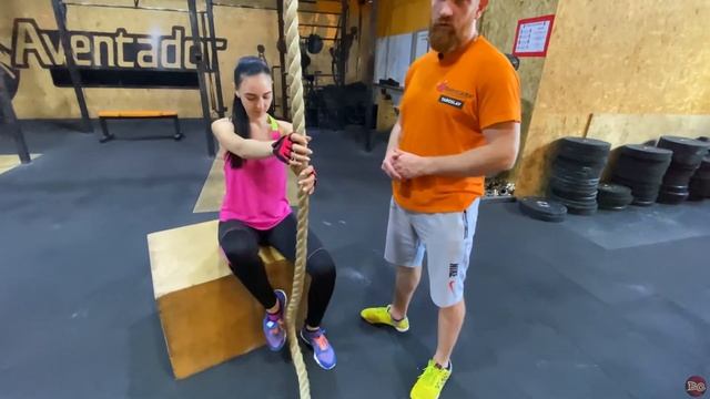 Канат. Как научится лазить по канату? [ Кроссфит ] смотреть онлайн