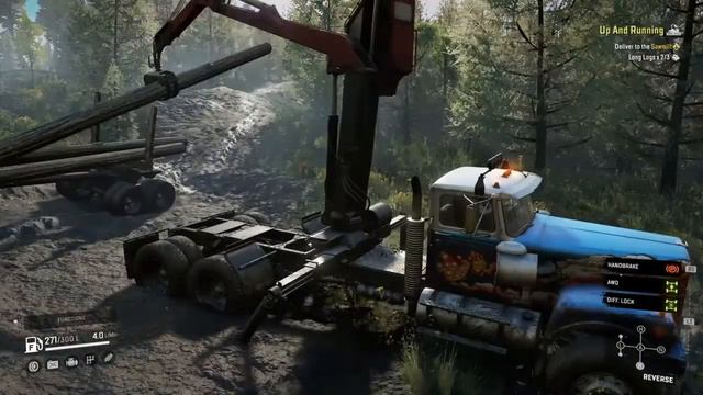 All Terrain tires only SNOWRUNNER challenge EP 8 logging headaches and so much mud смотреть онлайн