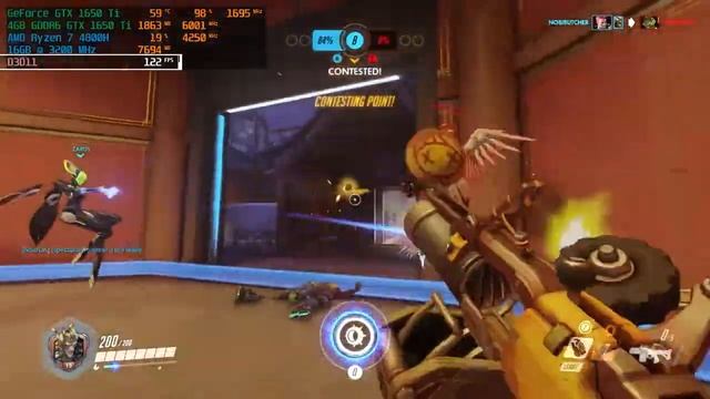 Laptop Gaming Lenovo Legion 5 15ARH05 (Ryzen 7 4800H) - Overwatch Gameplay & FPS смотреть онлайн