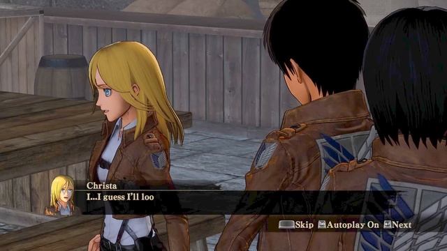 Mikasa Jealous Over Eren Helping Historia - Attack on Titan Game - Shingeki no Kyojin смотреть онлайн