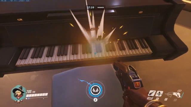 Giorno's Theme but it's played on the Overwatch Piano смотреть онлайн