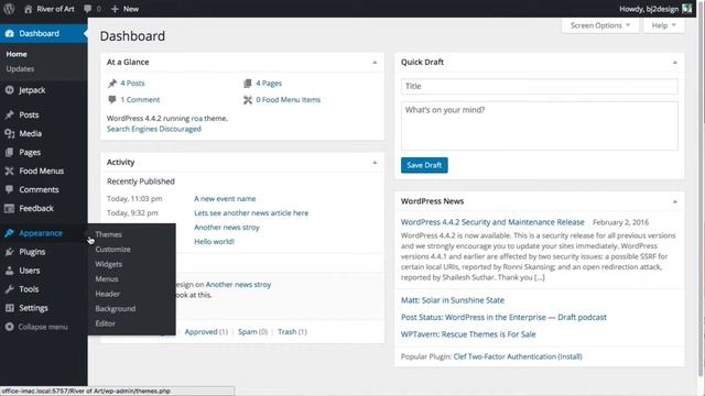 Add a new Page & Menu item with WordPress смотреть онлайн
