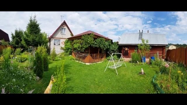 Дача из кирпича (90м2). Баня. Беседка. Гараж. Летняя кухня. 6 соток. смотреть онлайн